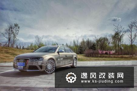 车友把A4换成A4allroad，改装成帅气的黑白瓦罐