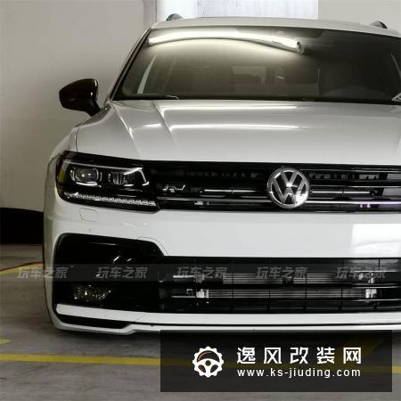 车友把大众Tiguan改装成了POLO 骚红轮毂回头率十足