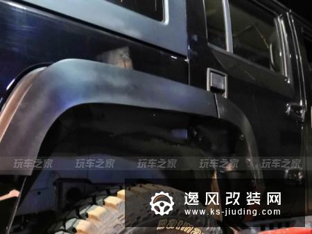 北京BJ40改装纯手工轮眉后杠，不一样的霸气效果