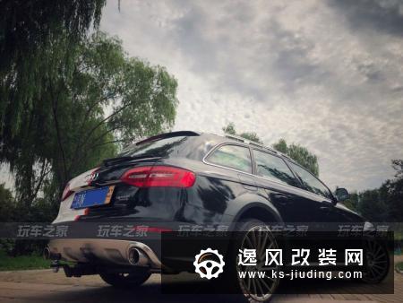 车友把A4换成A4allroad，改装成帅气的黑白瓦罐