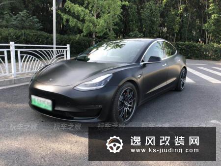 特斯拉Model3改装案例鸣谢车主:感觉还是要20寸轮胎用完