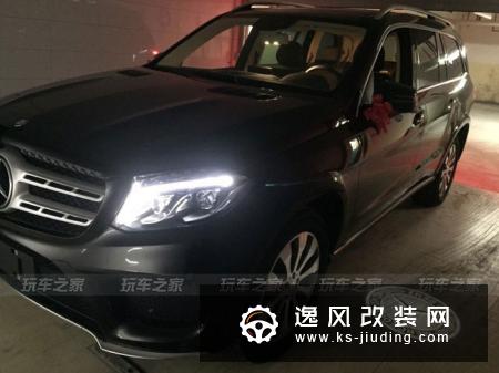 车友提中规奔驰GLS400 改装22寸轮毂回头率百分百