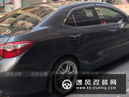 买菜车也疯狂，丰田雷凌改装18寸ENKEI轮毂 AP9200刹车