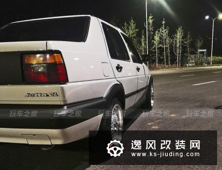 90后少年钟爱情怀老车 翻新改装方头捷达MK2