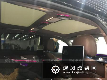 全新奔驰E级顶配内饰再深造，改装星空顶加ALCANTARA材质