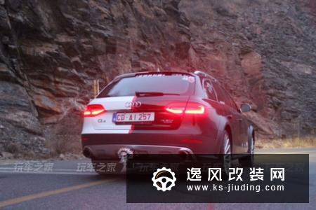 车友把A4换成A4allroad，改装成帅气的黑白瓦罐