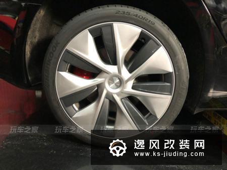 特斯拉Model3改装案例鸣谢车主:感觉还是要20寸轮胎用完