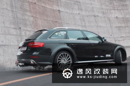 车友把A4换成A4allroad，改装成帅气的黑白瓦罐