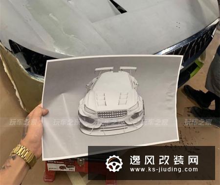 把游戏搬到现实 全球首例宽体沃尔沃Polestar 1改装完工