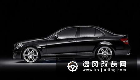 奔驰C200L外观简单改装，变成假AMG C43