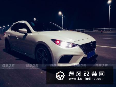 昂克赛拉三厢版改装案例 Apower包围/IFG5轮毂