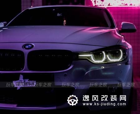 宝马3系改装纪念帖 绞牙姿态更显运动气息