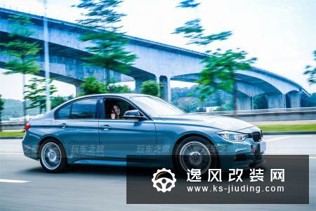 宝马3系水泥灰改装大片 小姨子清凉上阵当车模