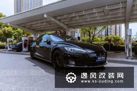 特斯拉Model S改装BBS锻造轮毂 黑武士风格更迷人