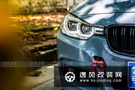宝马3系水泥灰改装大片 小姨子清凉上阵当车模