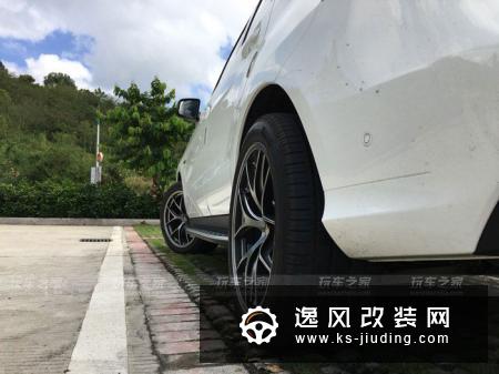只为加宽轮胎 奔驰GLE450改装20寸BBS Rl-D轮毂