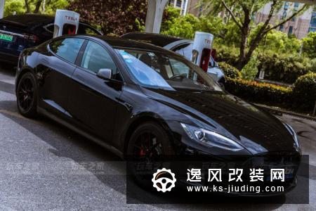 特斯拉Model S改装BBS锻造轮毂 黑武士风格更迷人