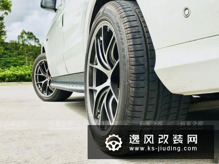 只为加宽轮胎 奔驰GLE450改装20寸BBS Rl-D轮毂
