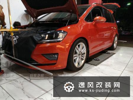 大众高尔夫嘉旅改装 border S1绞牙避震