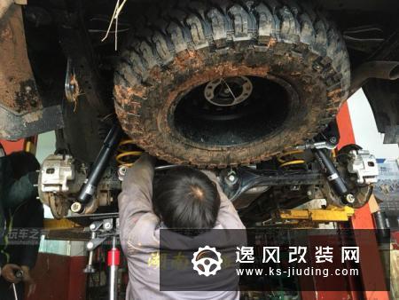 哈弗⁇5改装鸣谢车主:梁头法兰和大梁之间,部分需要加强