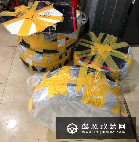 捷豹XFL改装19寸轮毂 更显英伦气质