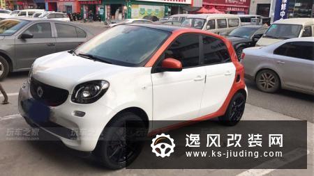 smart forfour改装案例 全球首辆改Bilstein B14避震