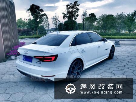 2018款奥迪A4L进取型改装案例 19寸轮毂效果明显