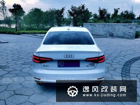 2018款奥迪A4L进取型改装案例 19寸轮毂效果明显