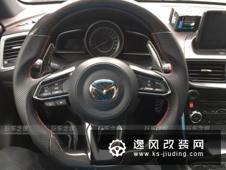 马自达CX-4 2.5L改装19寸轮毂 大量碳纤维装饰