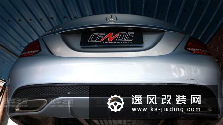 新款奔驰C200 W205改装CENDE森德排气