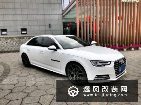 2018款奥迪A4L进取型改装案例 19寸轮毂效果明显