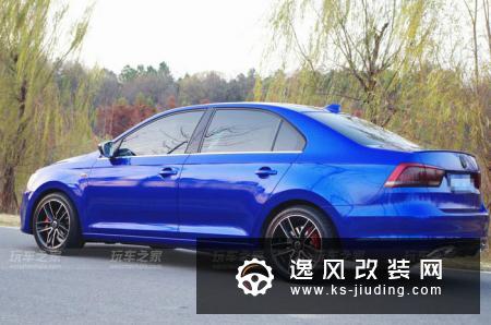 大众桑塔纳个性改装升级 移植奥迪RS前杠
