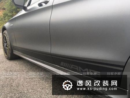 奔驰C200月光石灰改装进化AMG C43