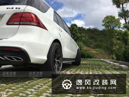 只为加宽轮胎 奔驰GLE450改装20寸BBS Rl-D轮毂