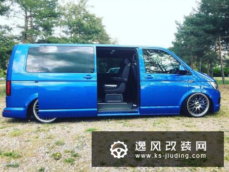 不务正业的大众凯路威T6改装案例，气动避震效果意外的好