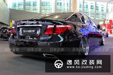 雷克萨斯LS460L(USF41L)无需改装大包围就自带气场