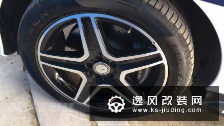 只为加宽轮胎 奔驰GLE450改装20寸BBS Rl-D轮毂