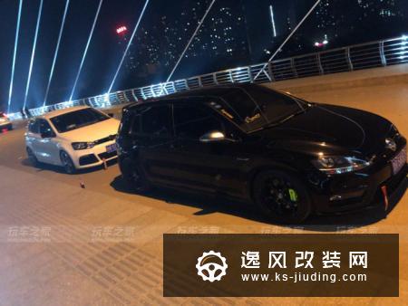 菏泽车友毕业后买了辆POLO，和兄弟的高尔夫一起改装成长
