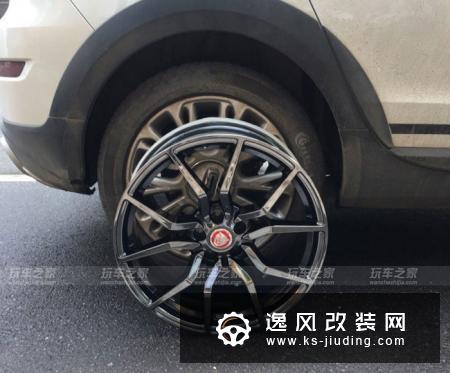 观致3都市SUV改装18寸轮毂 倍耐力235轮胎