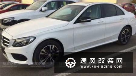 奔驰C200改装卡尔森包围 19寸BBS CH-R轮毂