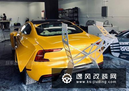 把游戏搬到现实 全球首例宽体沃尔沃Polestar 1改装完工