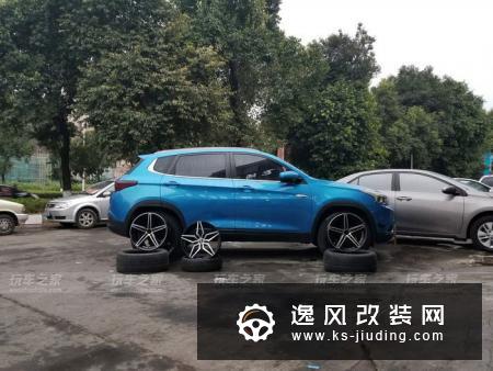 奇瑞瑞虎7改装案例 国产SUV改装轮毂后也很好看