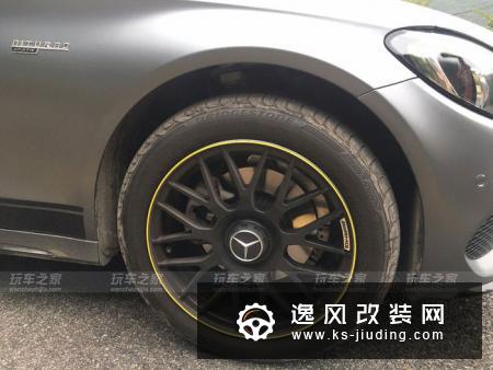 奔驰C200月光石灰改装进化AMG C43