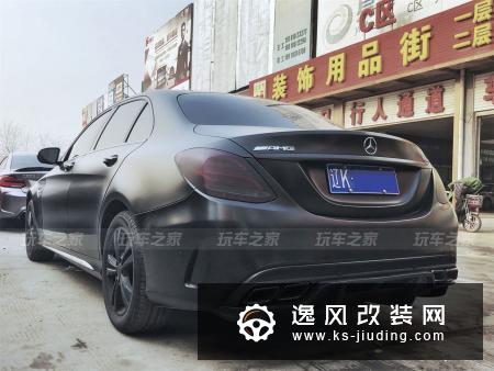 喜欢黑武士风格的你 这辆奔驰C200值得一看