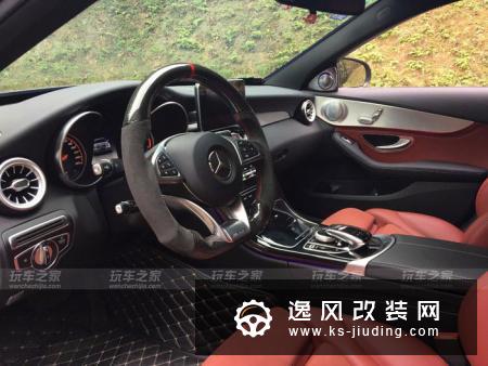 奔驰C200月光石灰改装进化AMG C43