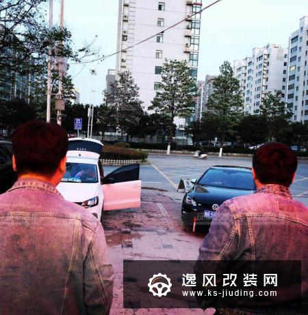 菏泽车友毕业后买了辆POLO，和兄弟的高尔夫一起改装成长