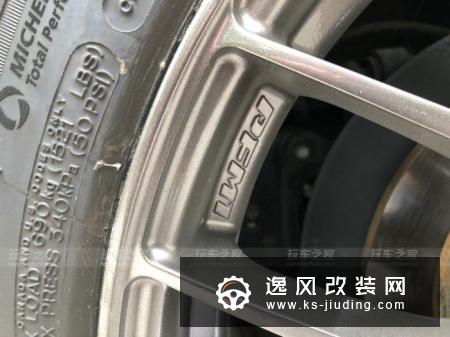 昂克赛拉2.0L改装18寸Enkei轮毂 配米其林ps4轮胎