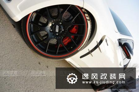 奔驰C200改装卡尔森包围 19寸BBS CH-R轮毂