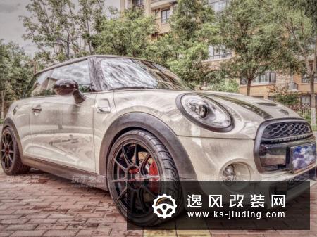 MINI COOPER S改装SSR轮毂 AP Racing刹车 NM短簧