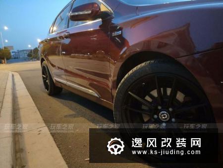 吉利博瑞改装19寸大轮毂 245/40超薄轮胎